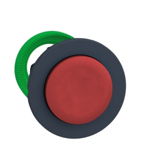 Płaski Czerwony Przycisk Główk Push, ZB5FH4 Schneider Electric