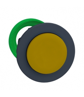 Płaski Żółt. Przycisk Główk Push Push, ZB5FH5 Schneider Electric