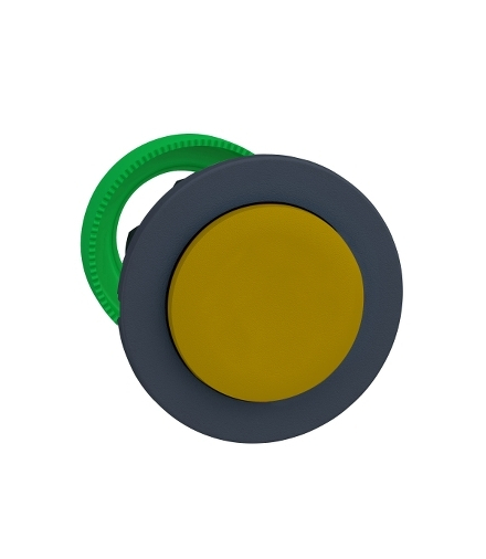 Płaski Żółt. Przycisk Główk Push Push, ZB5FH5 Schneider Electric