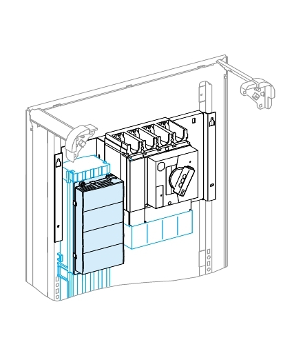 Rozdzielnice Prisma, uniwersalny blok zasilający, 04074 Schneider Electric