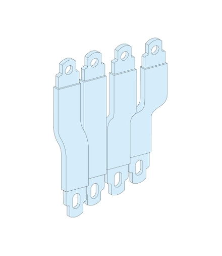 Rozdzielnice Prisma, połączenie pionowo zamontowanego w przedziale wyłącznika NSX-INS630 do szyn, 04075 Schneider Electric