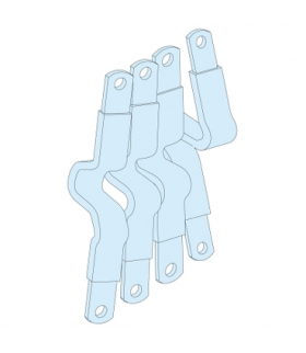 Rozdzielnice Prisma, połączenie pionowo zamontowanego w przedziale wyłącznika NSX-INS250 do szyn, 04065 Schneider Electric