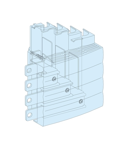 Rozdzielnice Prisma, blok przyłączeniowy dla kabli od góry do NSX-INS250, 04066 Schneider Electric