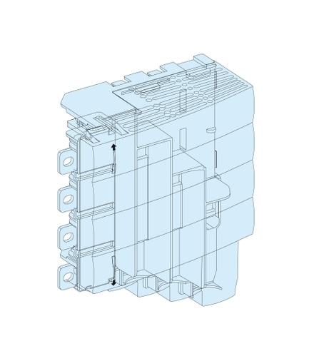 Rozdzielnice Prisma, blok przyłączeniowy dla kabli od dołu do NSX-INS250, 04067 Schneider Electric