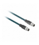 Kabel łącz. - męski M12, 4-pin. prosty - żeń. M-12, 4-pin. prosty - dł. 2 m, XZCR1511041C2 Schneider Electric