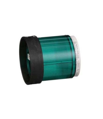 Harmony XVB Element świetlny Ø70 zielony światło ciągłe bez żarówki 250V, XVBC33 Schneider Electric