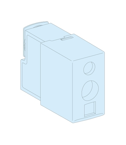 Rozdzielnice Prisma, bloki odpływowe Linergy BW 12 sztuk, 04152 Schneider Electric