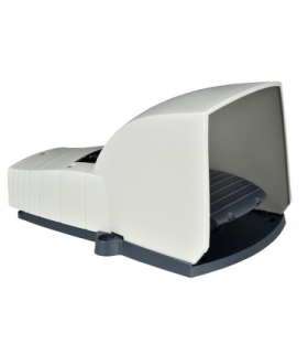 Harmony XPE Łącznik nożny pojedynczy z osłoną szary 1NC + 1NO plastikowy, XPEG310 Schneider Electric