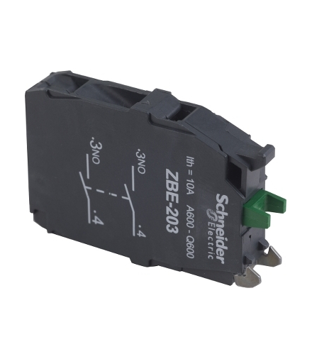 Harmony XB4 PODWÓJNY BLOK STYKÓW 2NO Ø22, ZBE203 Schneider Electric