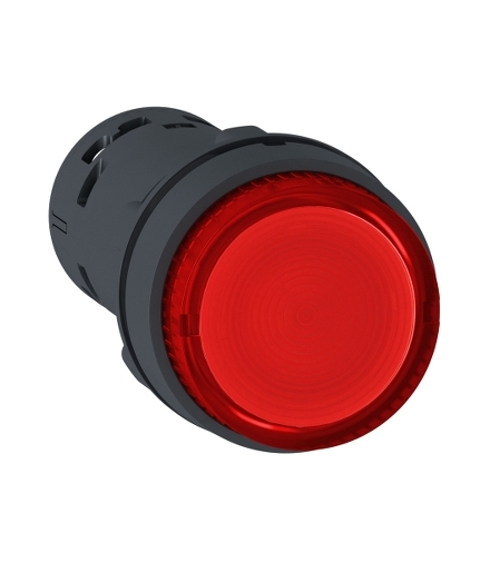Harmony XB7 Przycisk czerwony z samoczynnym powrotem bez oznaczenia LED 24V, XB7NW34B1 Schneider Electric
