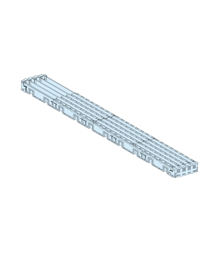Rozdzielnice Prisma, szyny PowerClip Linergy BW 125A 750mm 4P 04108 Schneider Electric