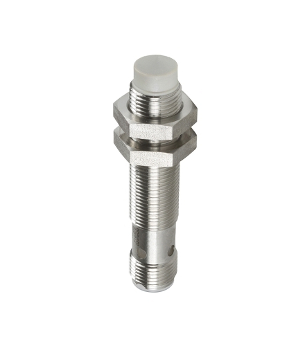 OsiSense XS Czujnik indukcyjny M12 z wyjściem PNP 1NO 12/24V DC, konektor M12, XS212SAPAM12 Schneider Electric