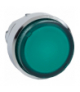 Harmony XB4 Główka przycisku wystającego z samoczynnym powrotem LED zielona metalowa, ZB4BW13 Schneider Electric