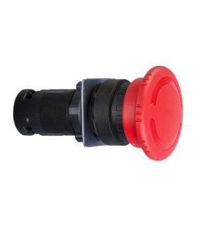Harmony XB7 Głowica przycisku grzybkowego Ø22 wyłączenie awaryjne, czerwony, Ø40mm odryglowany przez obrót,1 NO + 1 NC, XB7ES545