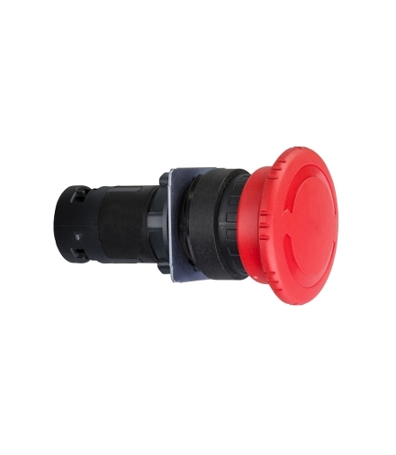 Harmony XB7 Głowica przycisku grzybkowego Ø22 wyłączenie awaryjne, czerwony, Ø40mm odryglowany przez obrót,1 NO + 1 NC, XB7ES545