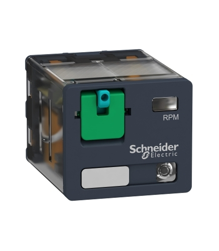 Zelio Relay Przekaźnik mocy wtykowy 15A, 3C/O, LED, 24VDC, RPM32BD Schneider Electric