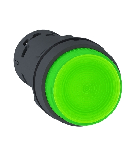 Harmony XB7 Przycisk zielony z samoczynnym powrotem bez oznaczenia LED 24V, XB7NW33B1 Schneider Electric
