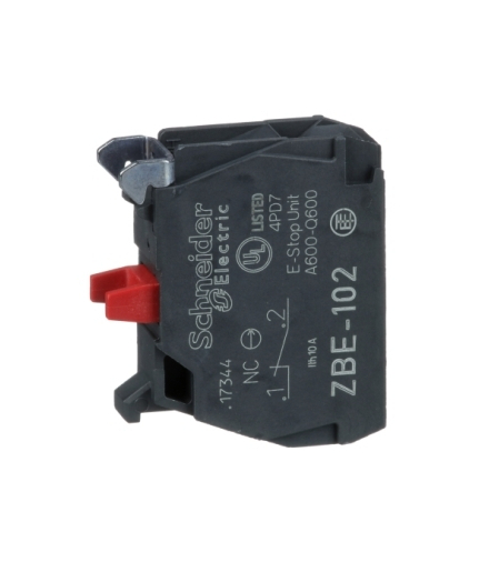 Harmony XB4 Pojedynczy blok styków 1NC Ø22, ZBE102 Schneider Electric