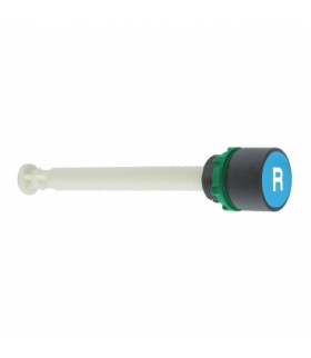 Harmony XB5 Przycisk zerowania przeciążenia płaski niebieski plastikowy, XB5AA86102 Schneider Electric