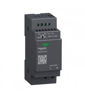 Phaseo, regulowany zasilacz impulsowy, 100...240 V AC, 24V 1.2 A, 1 fazowy, Modular, ABLM1A24012 Schneider Electric