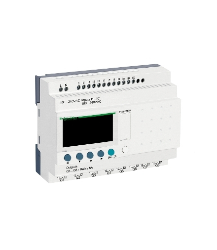 Przekaźnik programowalny Zelio Logic 12 wejść 8 wyjść 120VAC, SR2B201FU Schneider Electric