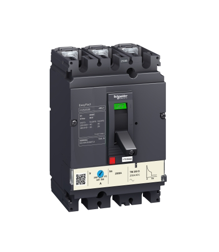 EasyPact, wyłącznik z wywalaczem termomagnetycznym CVS100F TMD 80A 3P 3D, LV510336 Schneider Electric