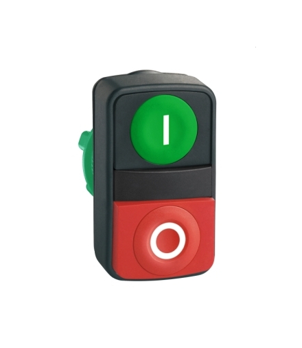 Harmony XB5 Napęd przycisku dwuklawiszowego płaski/wystający z oznaczeniem plastikowy, ZB5AL7341 Schneider Electric