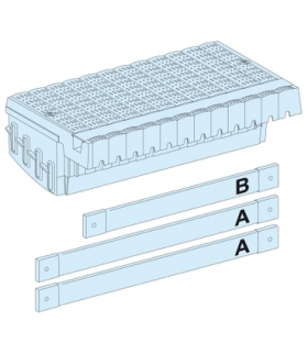 Rozdzielnice Prisma, blok rozdzielczy Polypact wtykowy z przyłączami 3P, 04405 Schneider Electric