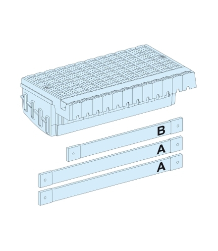 Rozdzielnice Prisma, blok rozdzielczy Polypact wtykowy z przyłączami 3P, 04405 Schneider Electric