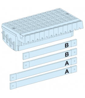 Rozdzielnice Prisma, blok rozdzielczy Polypact wtykowy z przyłączami 4P, 04406 Schneider Electric