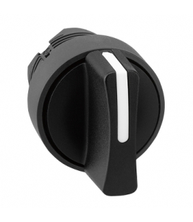 Harmony XB5 Główka przełącznika krótkiego 3 pozycyjnego z samoczynnym powrotem czarny plastikowy, ZB5AD8 Schneider Electric