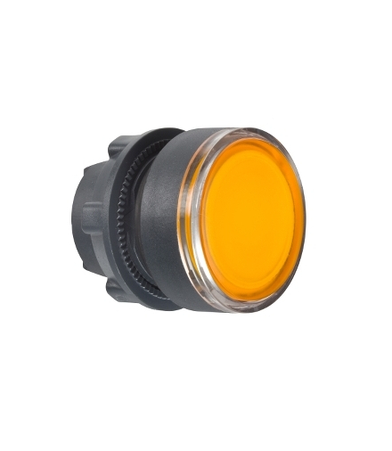 Harmony XB5 Główka przycisku płaskiego, z mechanizmem push push, pomarańczowa LED plastikowa, ZB5AH053 Schneider Electric