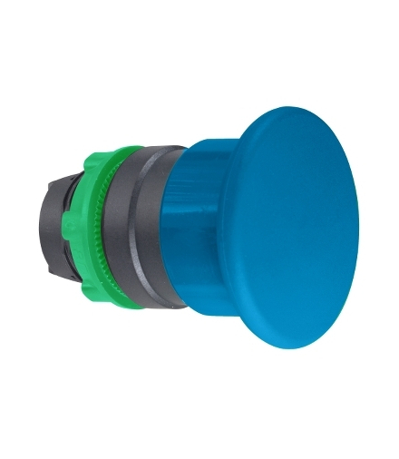 Harmony XB5 Napęd przycisku grzybkowego Ø40 niebieski samopowrotny plastikowy, ZB5AC6 Schneider Electric