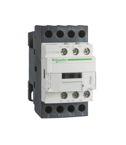 Stycznik mocy TeSys D AC3 40A 4P 2NO 2NC cewka 48VAC, LC1D258E7 Schneider Electric