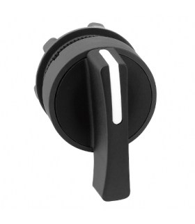 Harmony XB5 Główka przełącznika 3 pozycyjnego z długim piórkiem czarna plastikowa, ZB5AJ3 Schneider Electric