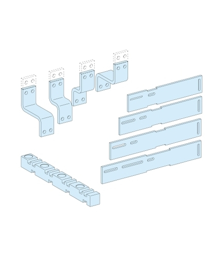 Rozdzielnice Prisma, podłączenie do NS1600 1250A 4P, 04486 Schneider Electric