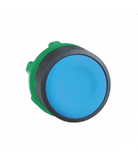 Harmony XB5 Główka przycisku płaskiego plastikowego, niebieska bez oznaczenia, ZB5AA6 Schneider Electric