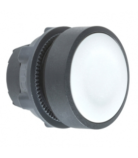 Harmony XB5 Główka przycisku płaskiego plastikowego, szara bez oznaczenia, ZB5AA8 Schneider Electric