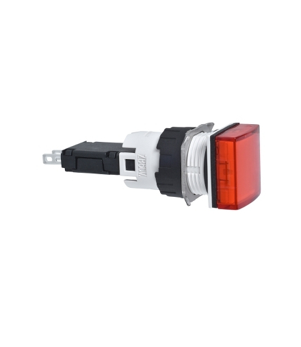 Harmony XB6 Kompletny wskaźnik świetlny, Czerwony, LED, Kwadratowy, 12...24 V AC/DC, 16 mm, Plastik, XB6CV4BB Schneider Electric