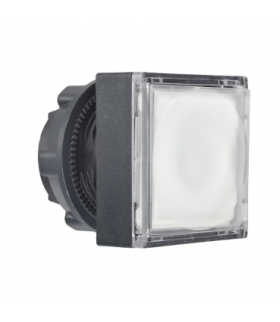 Harmony XB5 Napęd przycisku płaskiego kwadratowy biały z samoczynnym powrotem LED plastikowy, ZB5CW313 Schneider Electric