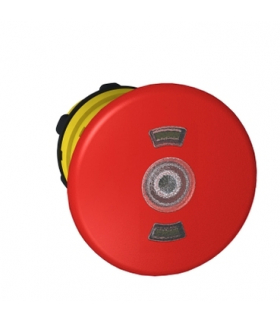 Harmony XB5 Główka przycisku bezpieczeństwa Ø22 czerwona LED plastikowy, ZB5AT8643M Schneider Electric