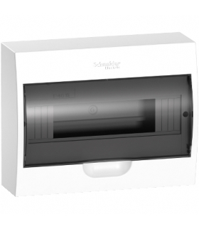 Obudowa natynkowa Easy9 IP40 EZ9E-1-12-NT-T drzwi transparentne 1 rząd 12 modułów/rząd, EZ9E112S2S Schneider Electric