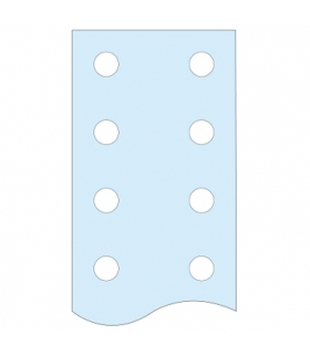 Rozdzielnice Prisma, listwa z otworami 25x 5mm, 04512 Schneider Electric