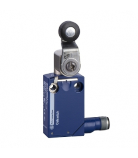 OsiSense XC Łącznik krańcowy dźwignia z rolką termoplastyczną 1 styk C/O konektor M12, XCMD2115M12 Schneider Electric