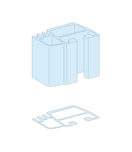 Rozdzielnice Prisma, szyny Linergy aluminiowe 800A 1670mm 04503 Schneider Electric