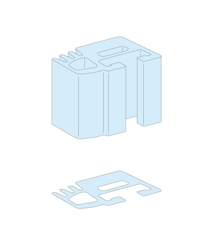 Rozdzielnice Prisma, szyny Linergy aluminiowe 1600A 1670mm 04506 Schneider Electric