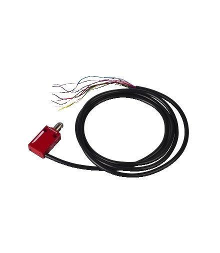 Preventa XCS Łącznik krańcowy miniaturowy metalowy 2NC+2NO z kablem 2m, XCSM4102L2 Schneider Electric