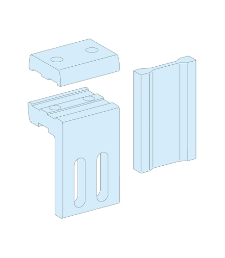 Rozdzielnice Prisma, łącznik szyn miedzianych 10mm z Linergy 1600A, 04636 Schneider Electric
