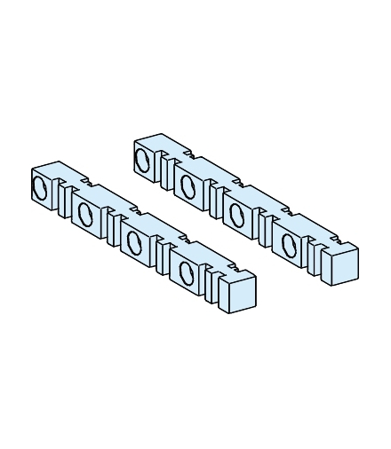 Rozdzielnice Prisma, wspornik swobodny do szyn 5/10mm Linergy LGYE/BS, 04662 Schneider Electric