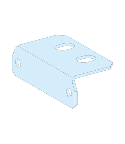 Rozdzielnice Prisma, wsporniki poziome PE 2 sztuk, 04667 Schneider Electric